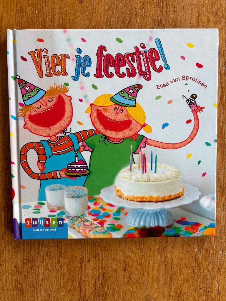 Vier je feestje,  door Elisa van Spronsen, Ophalen of Verzenden, Zo goed als nieuw, Fictie algemeen