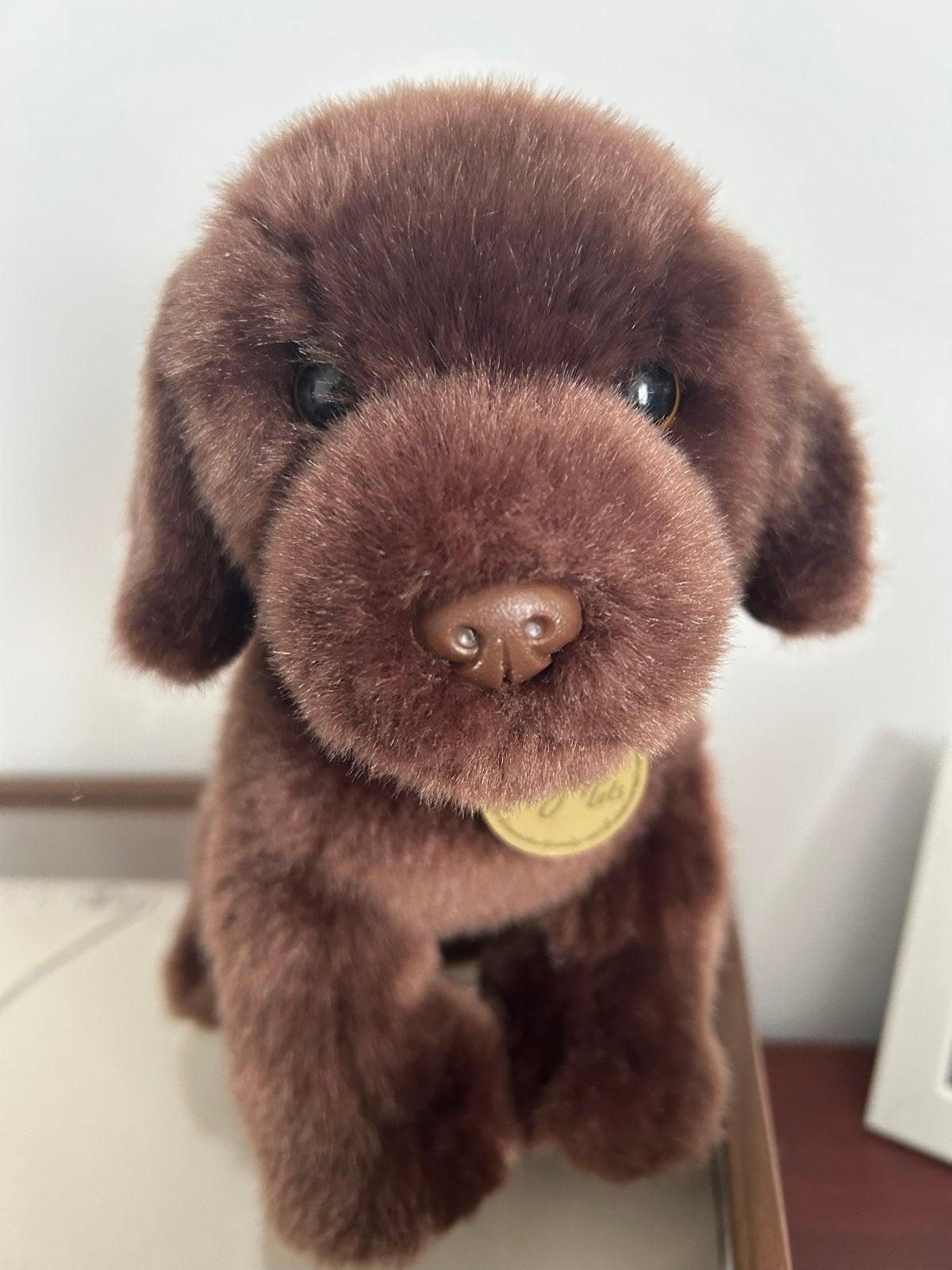 Schattige bruine Labrador knuffel - Aurora Miyoni Tots, Ophalen, Overige merken, Hond, Middelgroot (20 tot 80 cm)