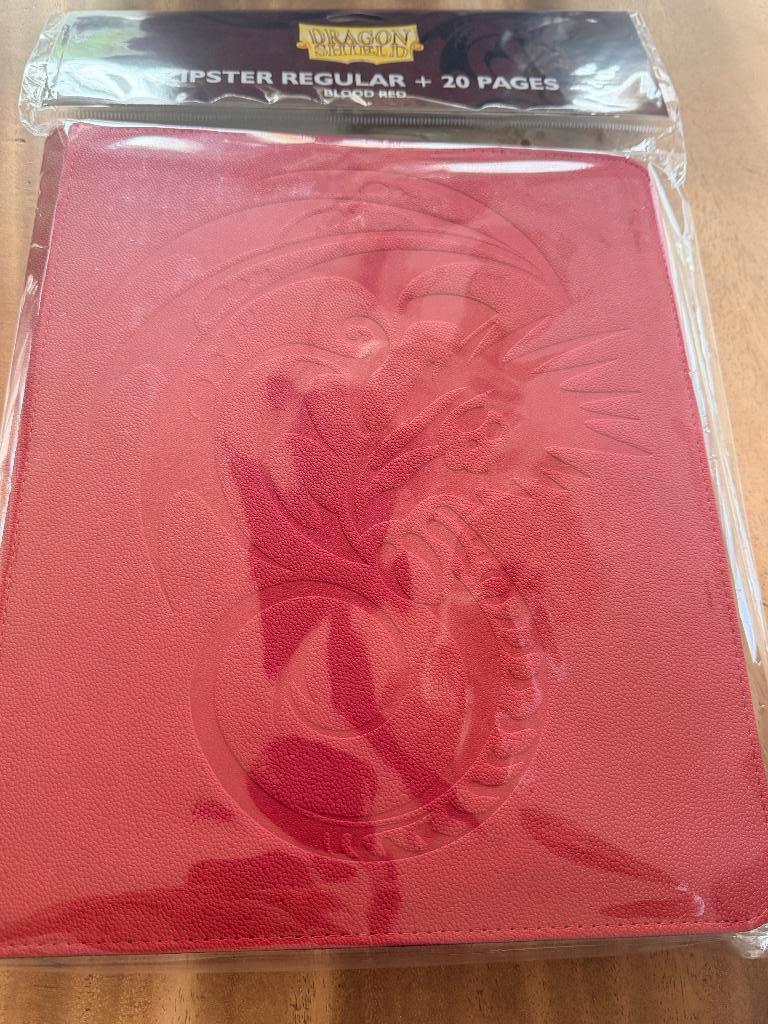 Dragon Shield Zipster Regular + 20 pages Blood Red, Ophalen of Verzenden, Nieuw