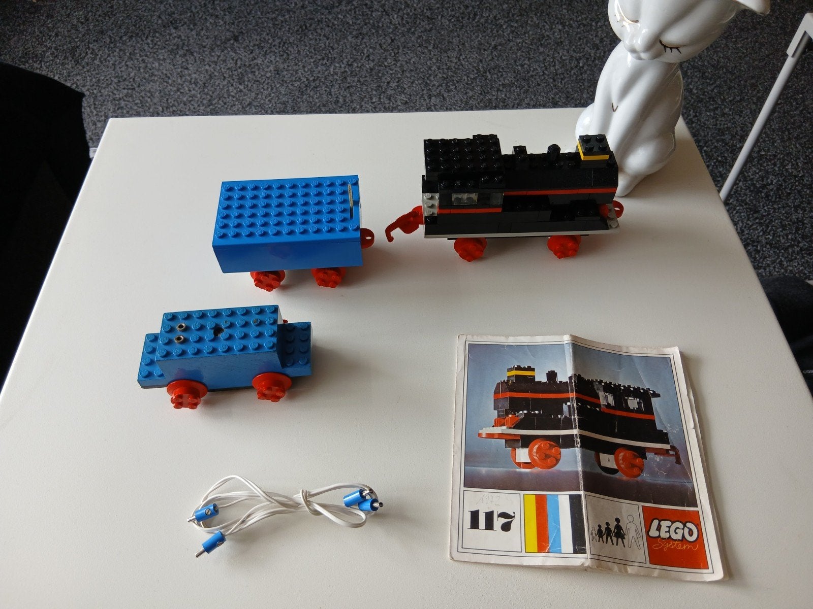lego nr 117     4,5 volt trein, Gebruikt, Lego, Compleet, Ophalen of Verzenden