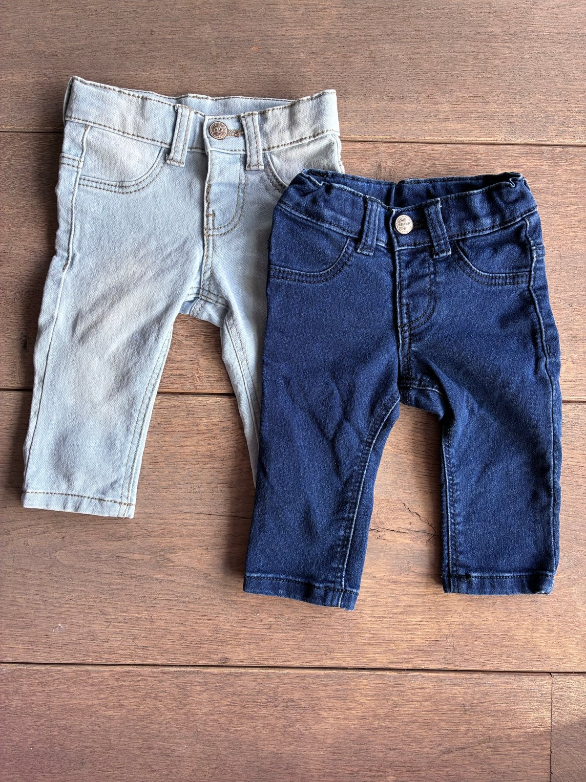 Hema spijkerbroekjes maat 62, Kinderen en Baby's, Babykleding | Maat 62, Ophalen of Verzenden, Zo goed als nieuw, Jongetje of Meisje