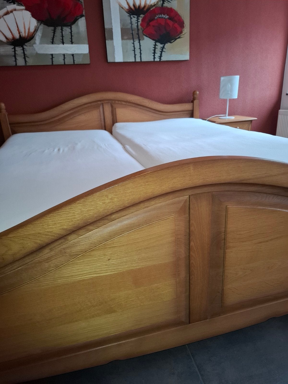 complete slaapkamer eiken., Huis en Inrichting, Ophalen, Gebruikt, Tweepersoons