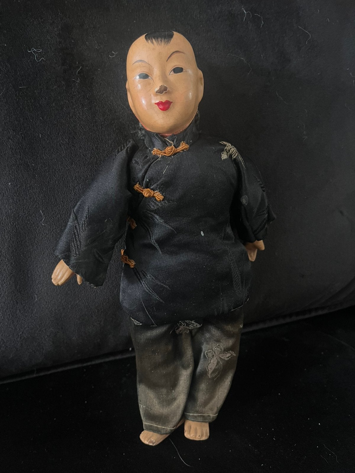 Antiek Chinees popje . Kleine beschadiging neusje ., Antiek en Kunst, Ophalen of Verzenden