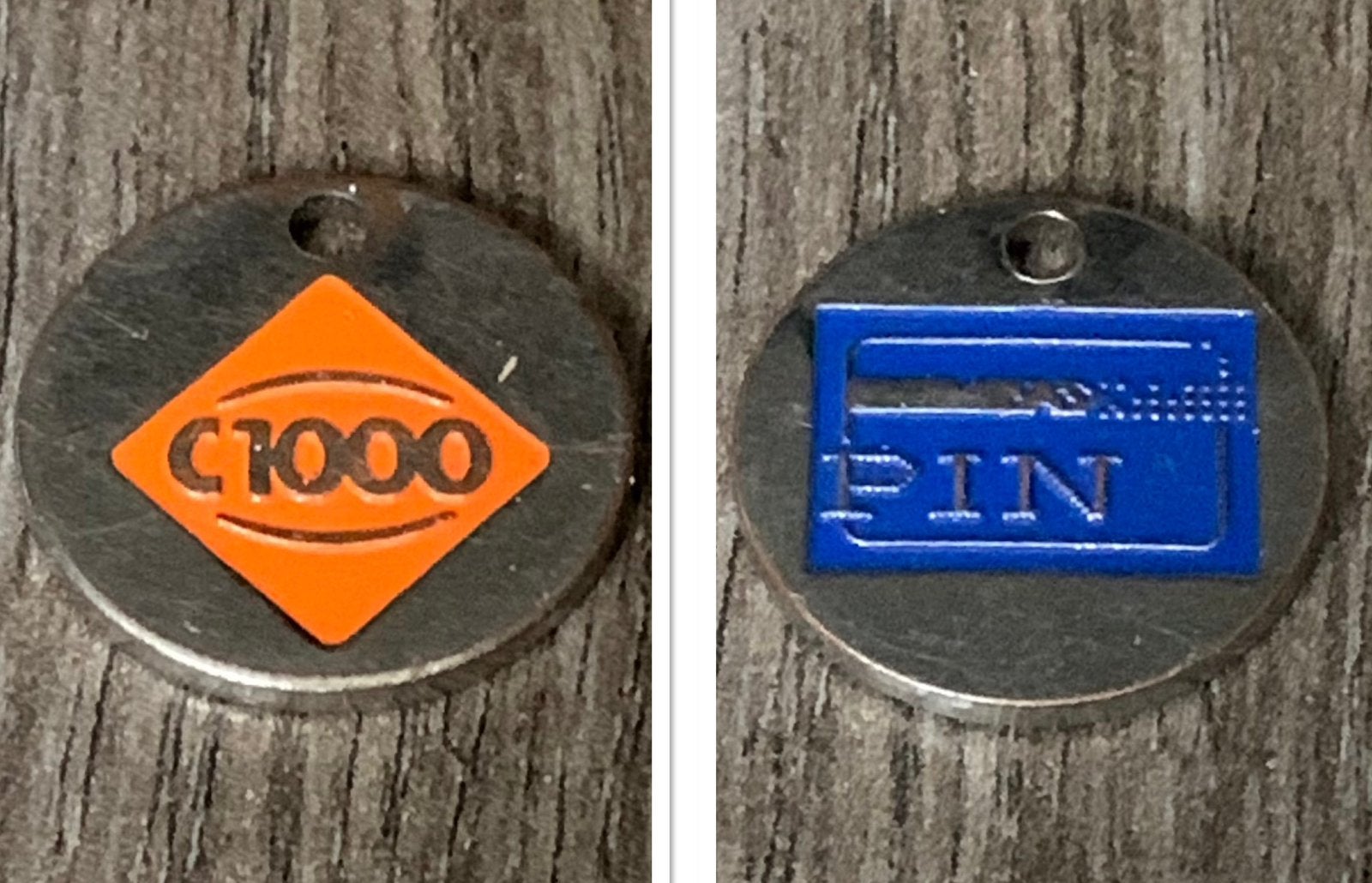 C1000 (Pin) WinkelWagenMunt, Verzamelen, Ophalen of Verzenden