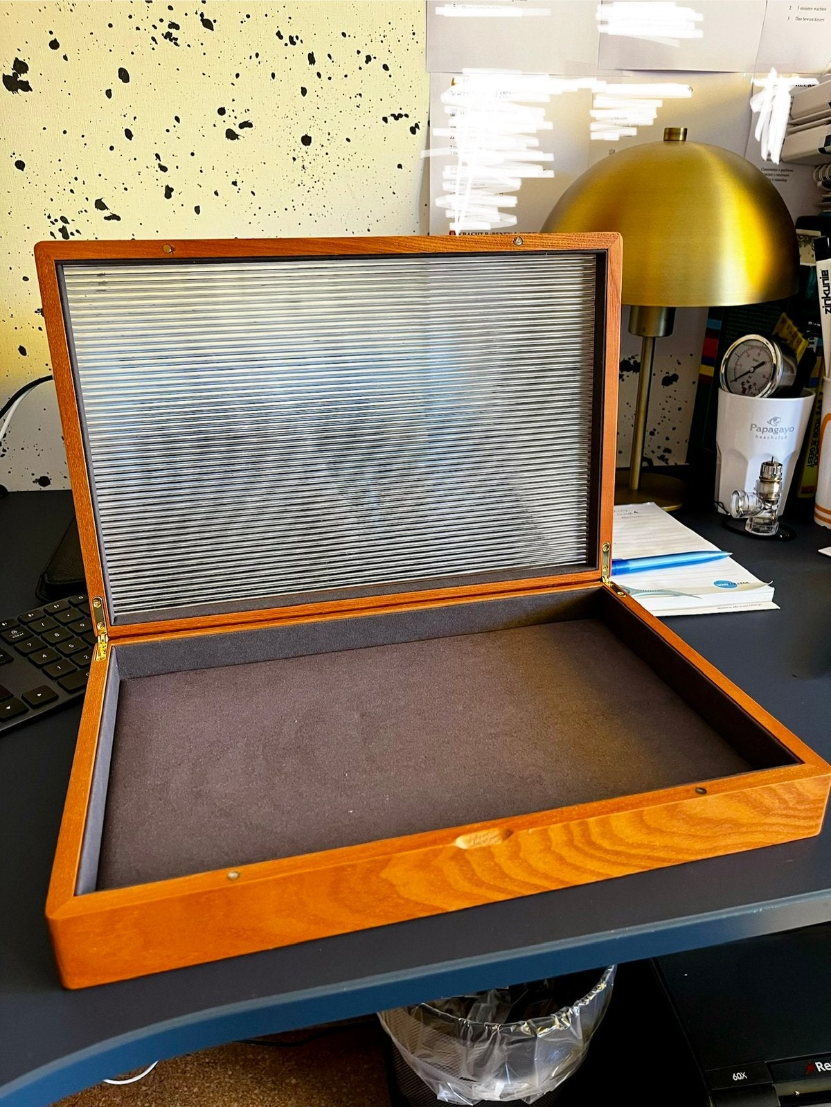 Mooie houten sieradenkist sieraden kist, Ophalen of Verzenden, Zo goed als nieuw, Minder dan 35 cm, Minder dan 50 cm