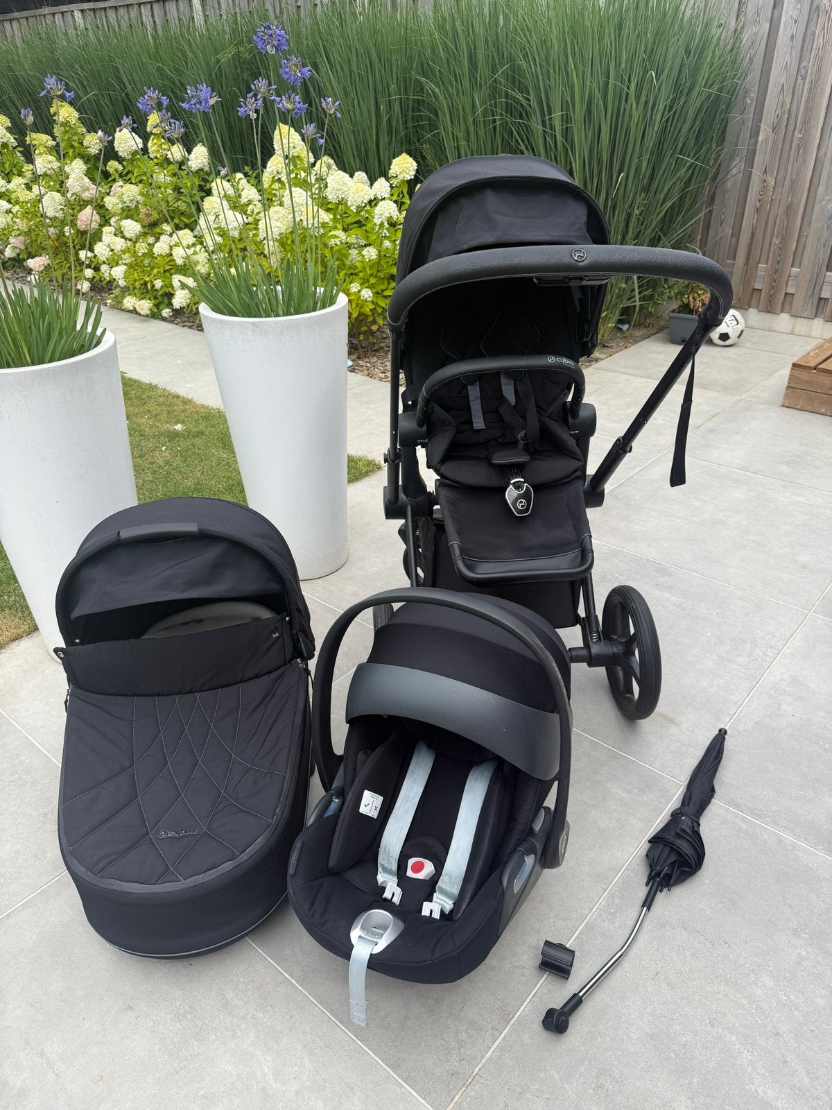 Cybex kinderwagen compleet incl. Cybex maxicosy, Zo goed als nieuw, Combiwagen, Met autostoeltje, Ophalen