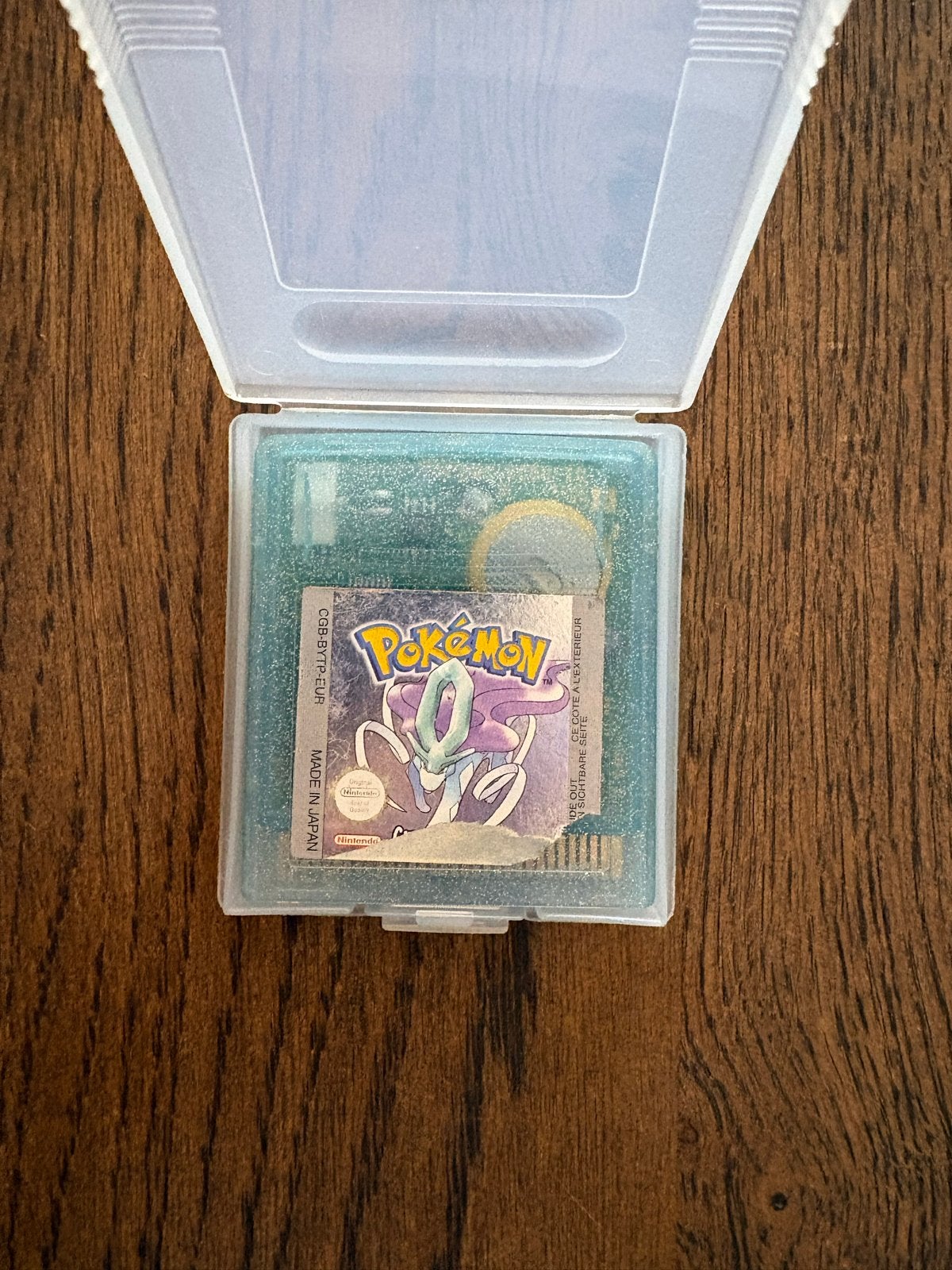 Pokémon Crystal Version Game Boy Color (GBC) GBA, Spelcomputers en Games, Gebruikt, 1 speler, Ophalen of Verzenden, Role Playing Game (Rpg)