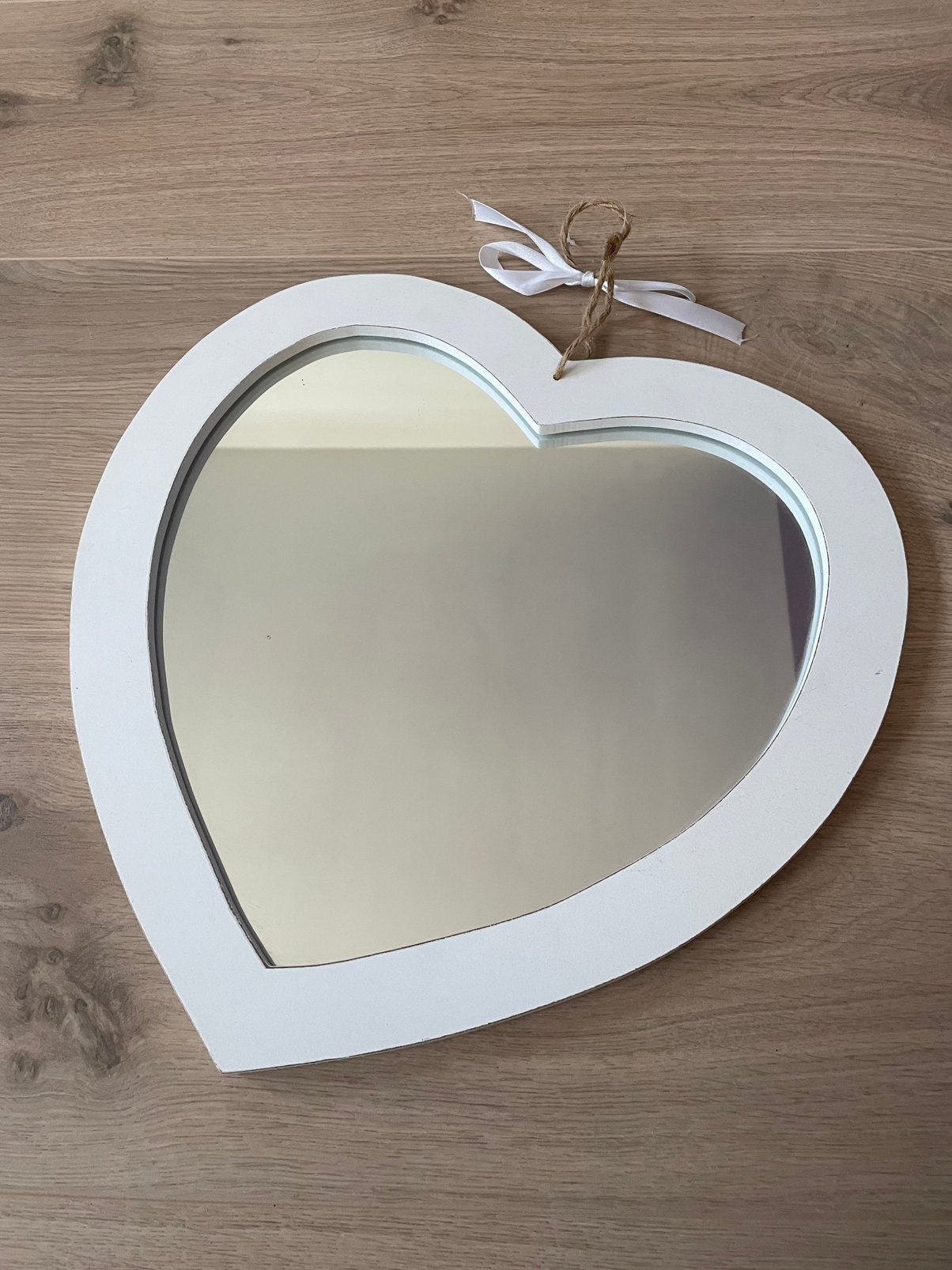 Nieuwe hartvormige spiegel met houten rand, Ophalen, Nieuw, Overige vormen