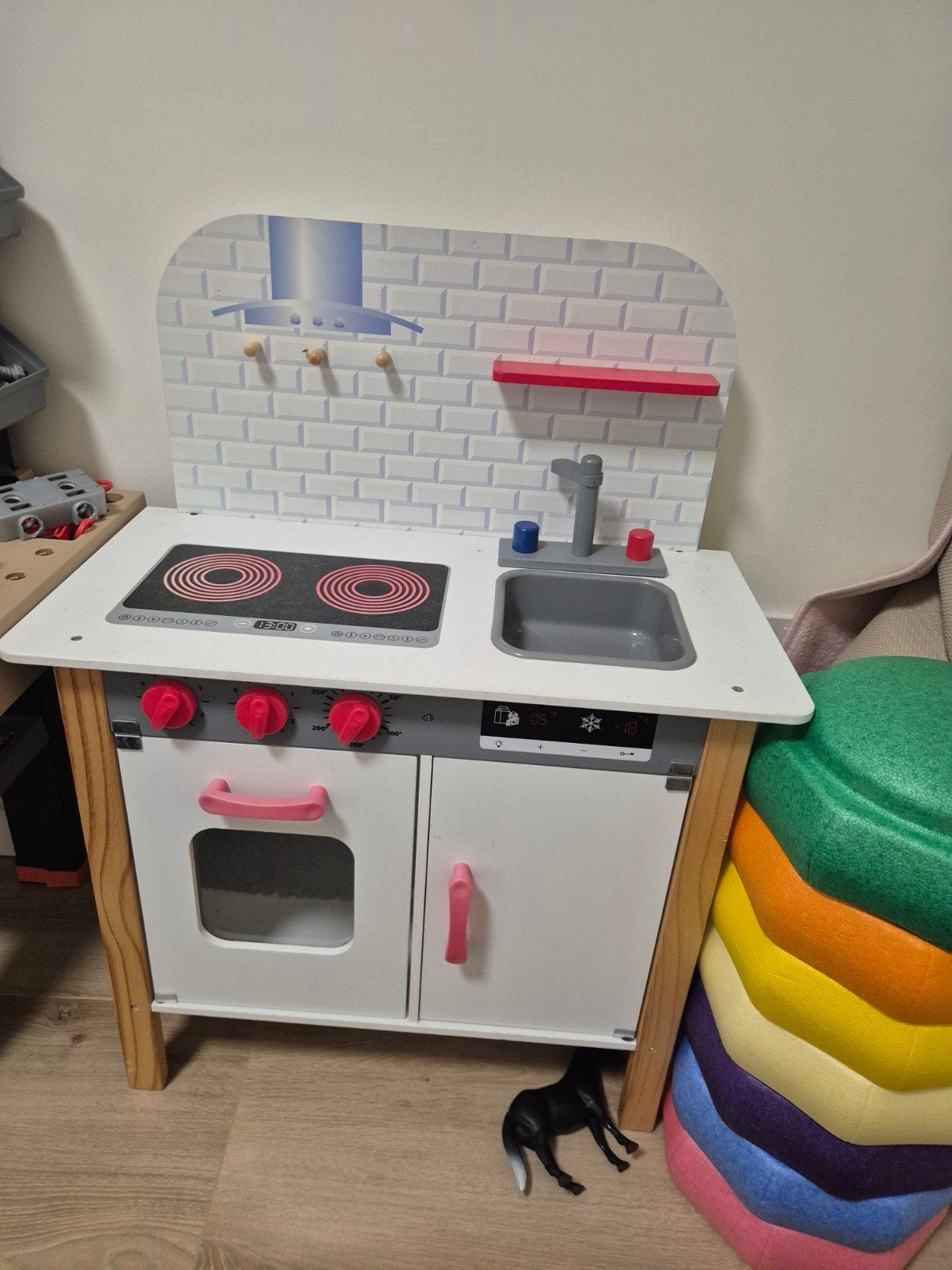 speel keuken, Ophalen