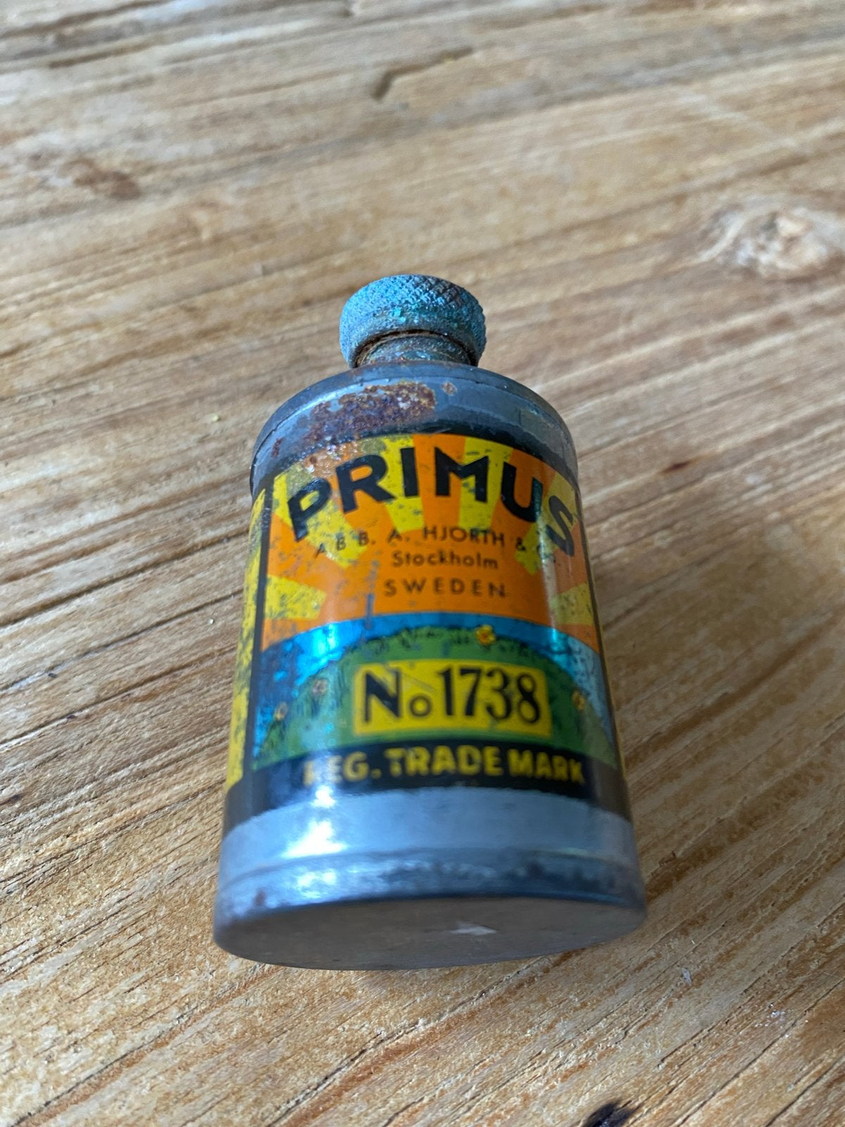 Vintage Primus No. 1738 Spiritus Kannetje - Zweden, Ophalen of Verzenden, Gebruikt, Overige materialen, Nederland