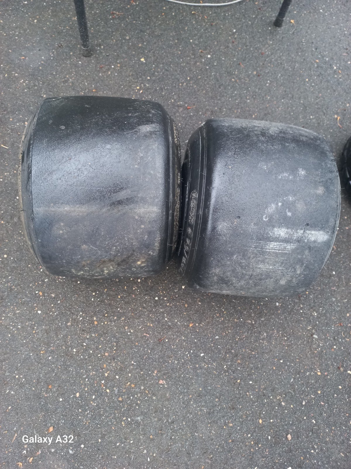 Kart achtervelgen met Bridgestone banden, Motoren, Ophalen of Verzenden
