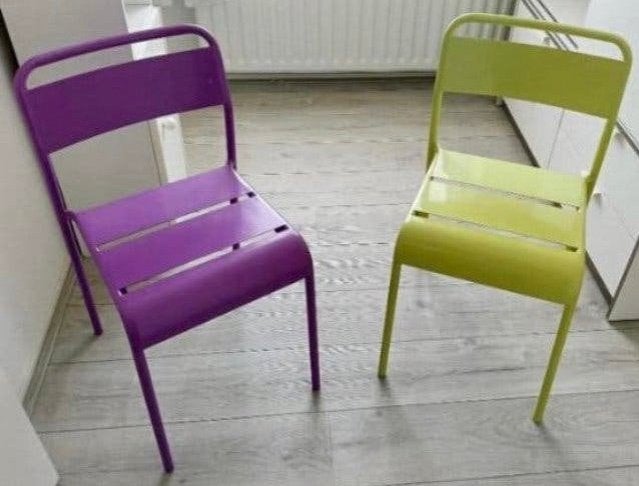 Set Fermob Luxembourg-style metalen stoelen, Ophalen, Gebruikt, Twee, Overige kleuren
