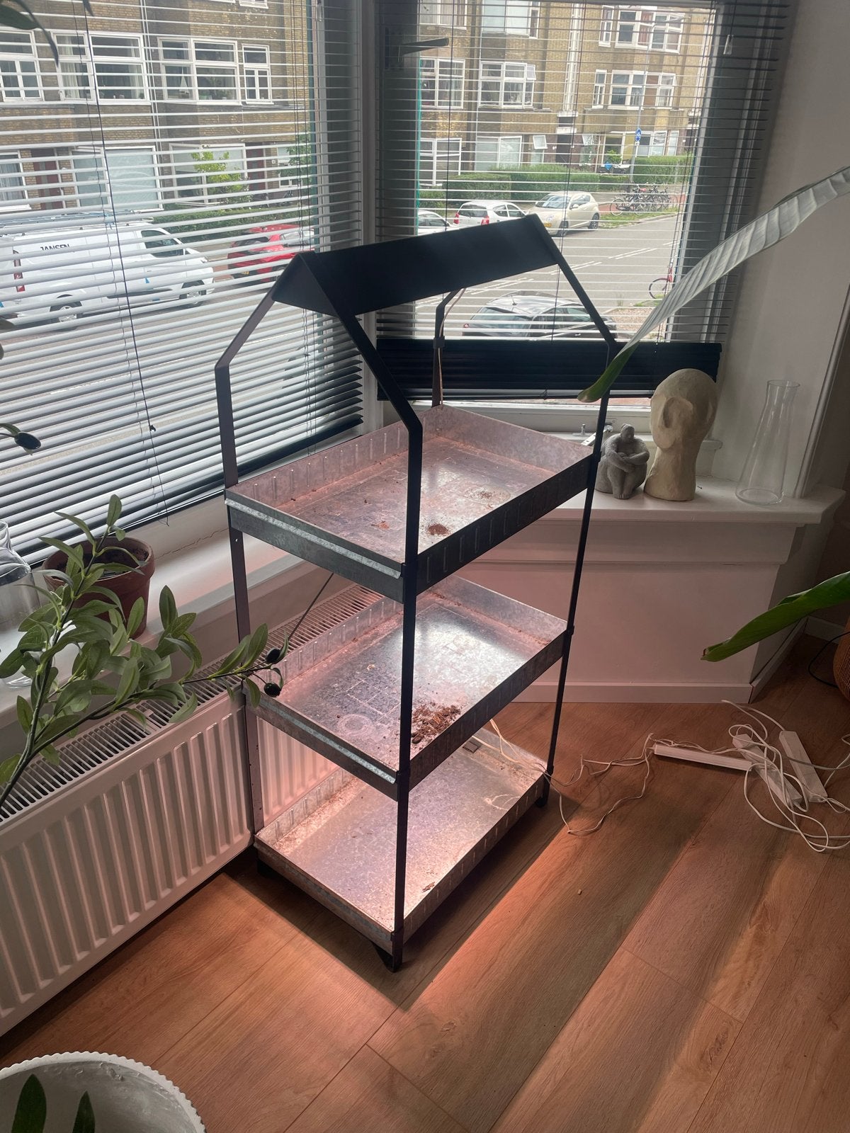 IKEA Krydda kweekkas met LED-groeilampen, Ophalen of Verzenden, Gebruikt, Kweekkast