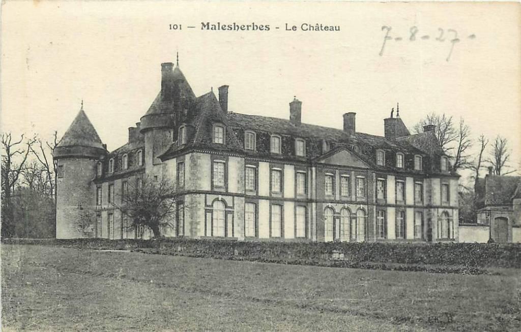 381-299-019 Malesherbes Le chateau, Verzenden, Voor 1920, Frankrijk