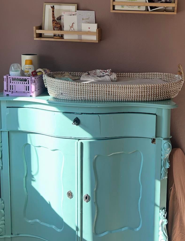 Verschoonmandje inclusief matrasje, Kinderen en Baby's, Ophalen, Zo goed als nieuw, Aankleedkussen