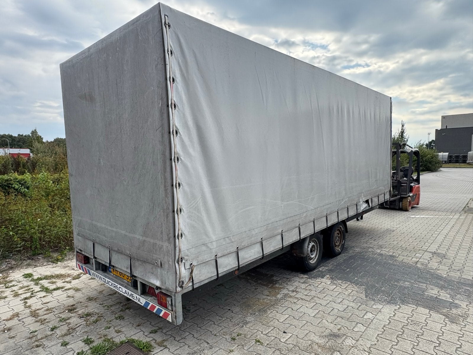 AACO Aanhangwagen met huif - Bouwjaar 1992, Auto diversen, Aanhangers en Bagagewagens, Ophalen, Gebruikt