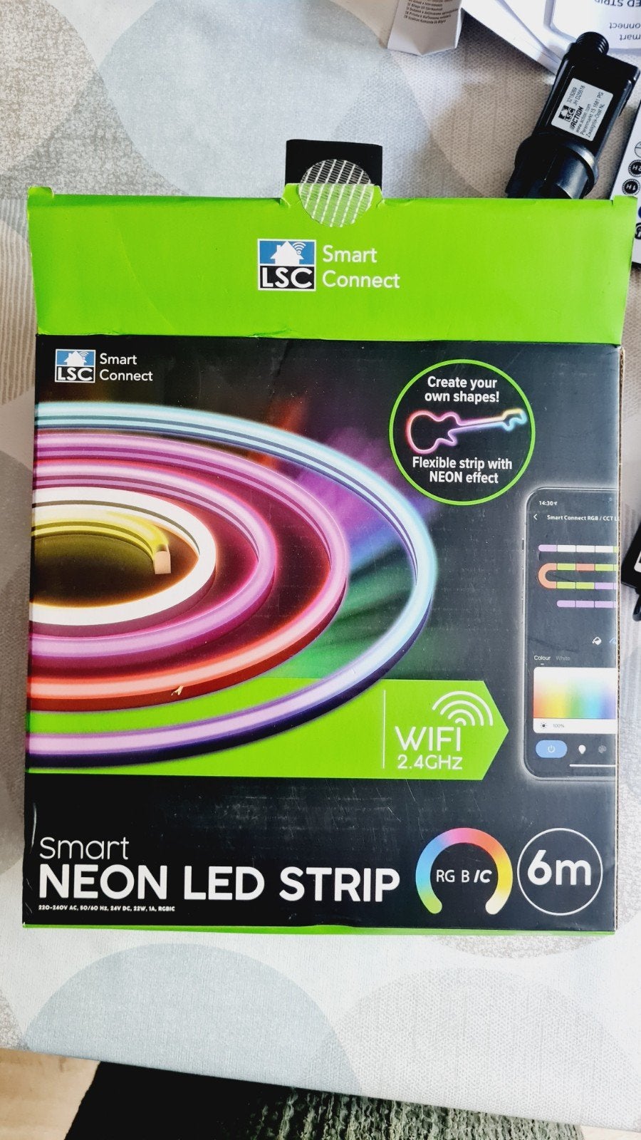 LSC Smart Connect Neon LED Strip 6m RGBIC, Ophalen of Verzenden, Nieuw