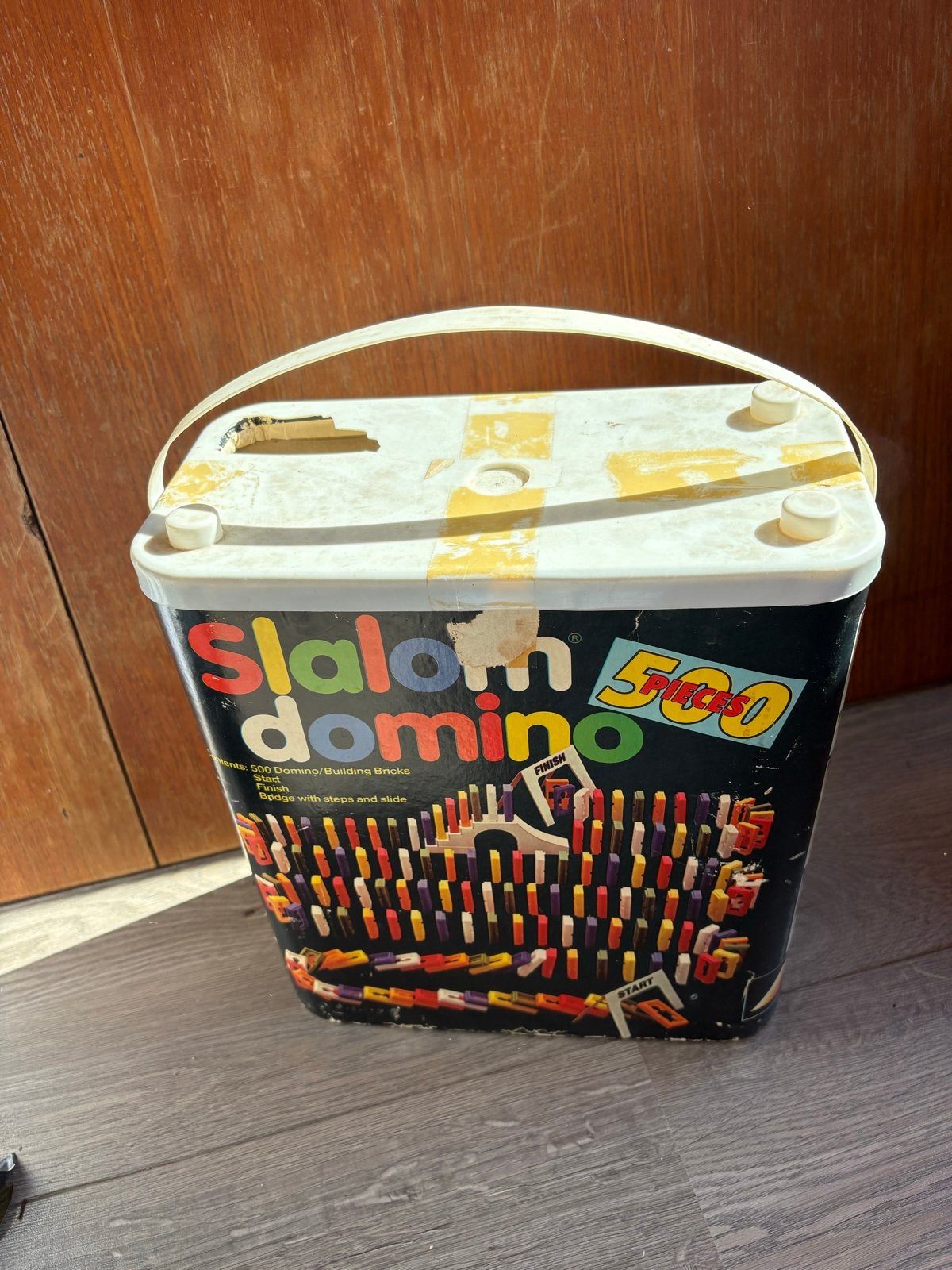 Slalom Domino 500 Stenen - Vintage Spel, Ophalen, Gebruikt, Jongen of Meisje