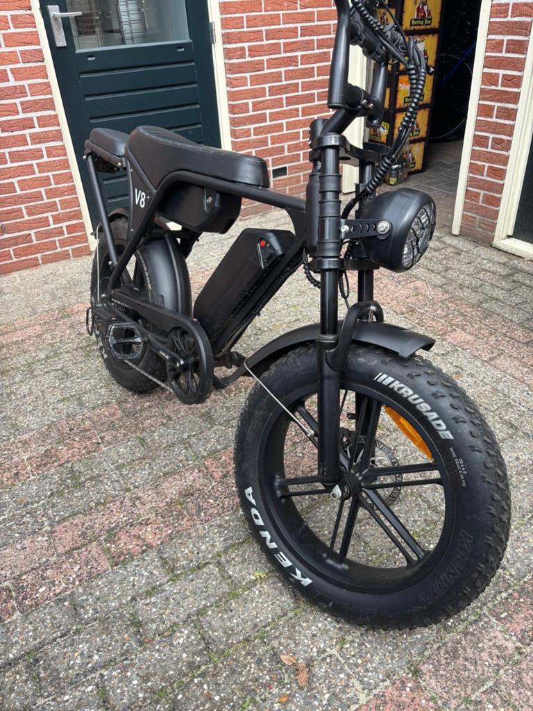 Ouxi V8 Max 3.0 Fatbike  - Slechts 783 km gereden!, Zo goed als nieuw, 51 tot 55 cm, 50 km per accu of meer, Ophalen