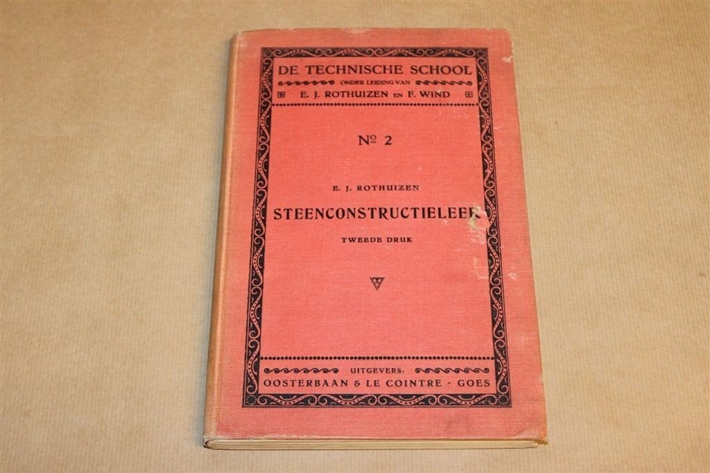 Steenconstructieleer — Metselwerk en Gewelven 1919, Antiek, Ophalen of Verzenden, Gelezen