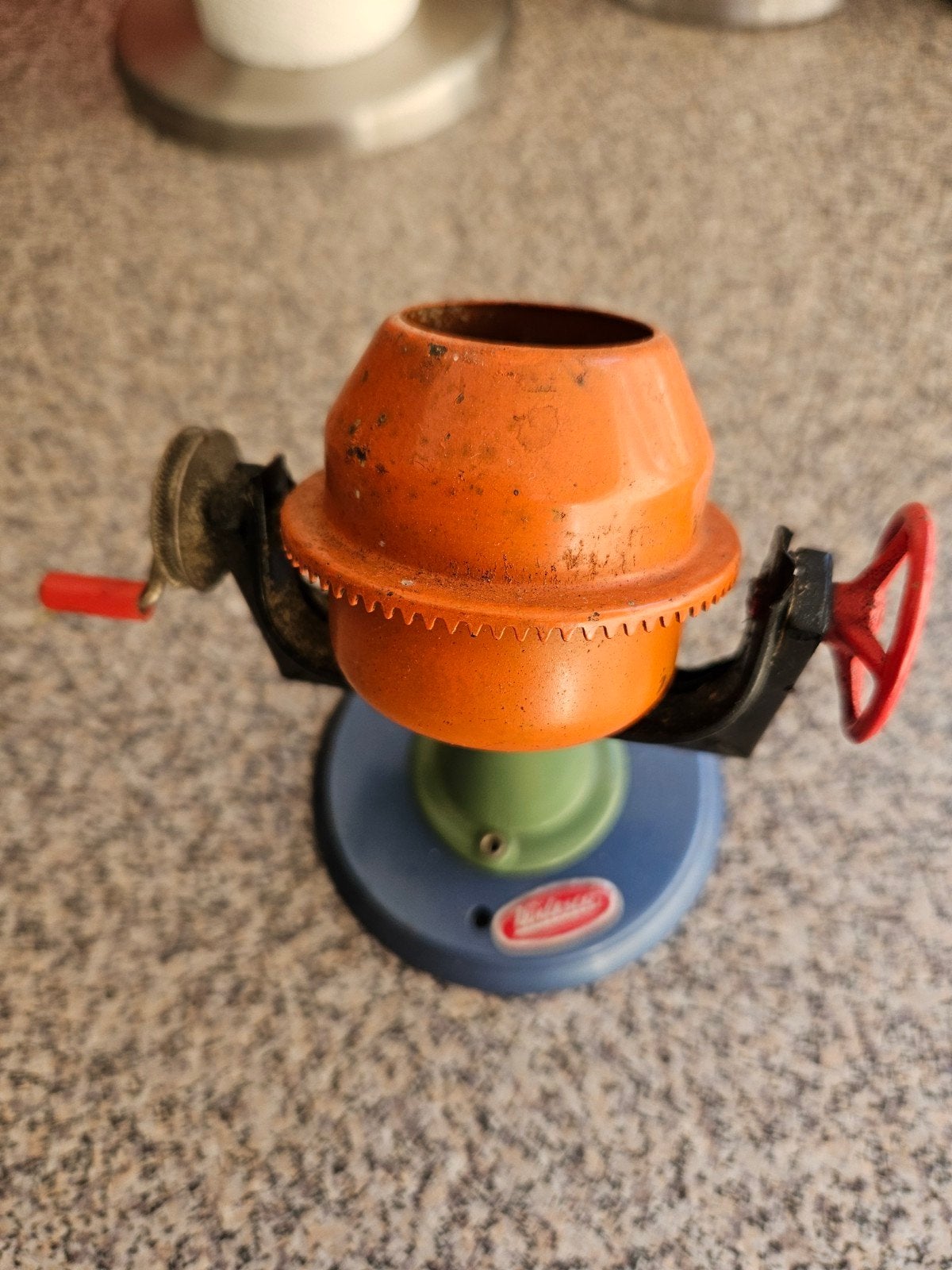Vintage Wilesco stoommachine cementmolen speelgoed, Ophalen of Verzenden