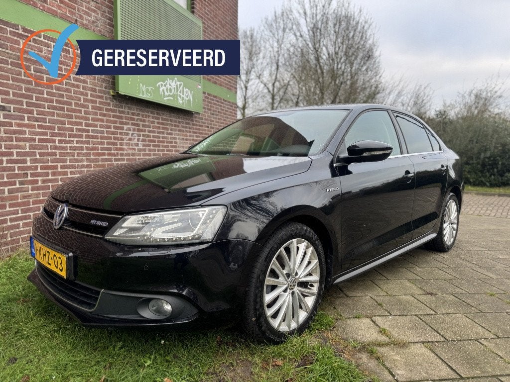 Volkswagen Jetta 1.4 TSI Hybr Highl*2013*Ecc|Cruise|Nav|Xeno, Auto's, Stof, Gebruikt, 4 cilinders, 150 pk