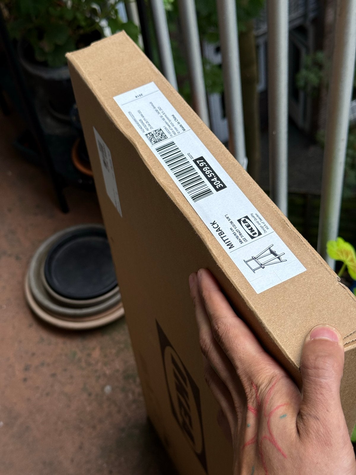 IKEA MITTBACK Schragen - Nieuw in doos, Ophalen, Nieuw, 55 tot 75 cm, 60 cm of meer