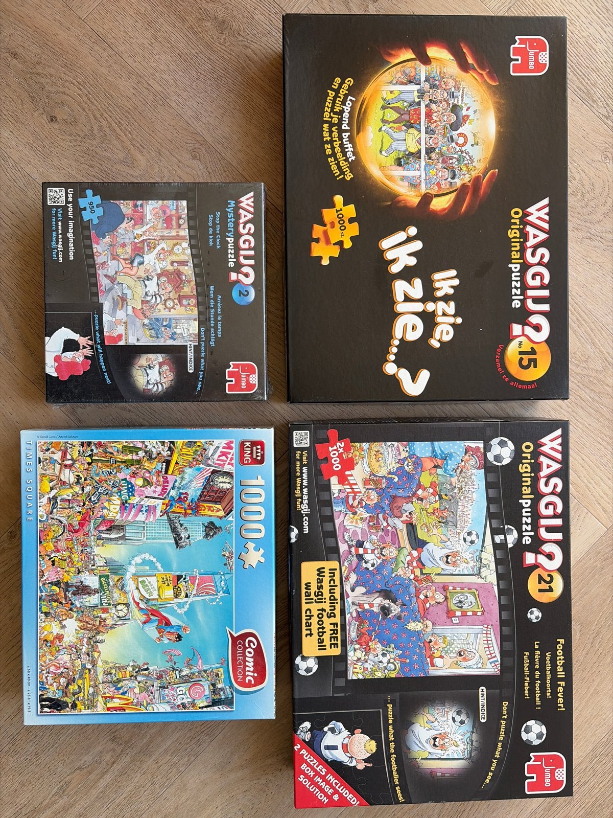 Diverse Wasgij en Comic Collection puzzels (nieuw/gebruikt), Ophalen of Verzenden, 500 t/m 1500 stukjes, Nieuw, Legpuzzel