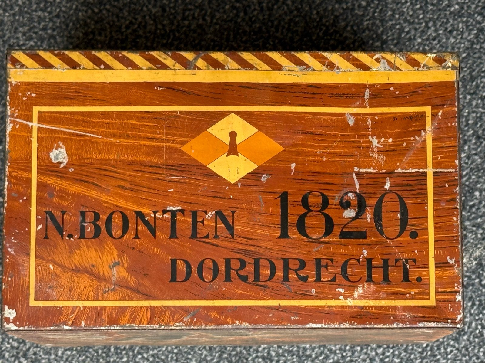 Antiek Winkelblik N. Bonten 1820 Dordrecht, Ophalen of Verzenden