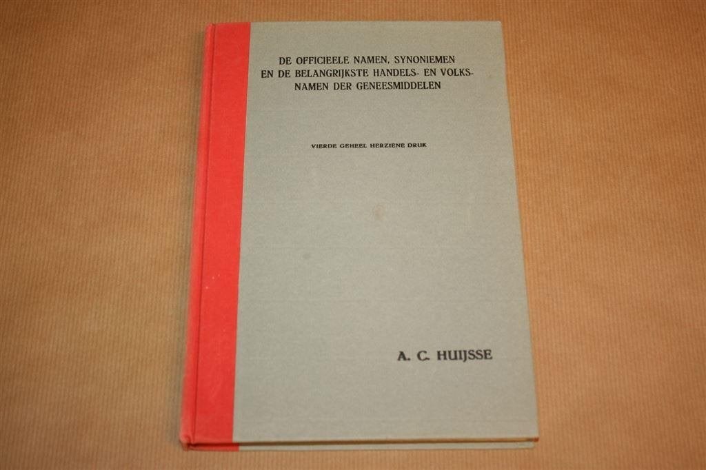 De officiële name, synonimene geneesmiddelen - 1939, Ophalen of Verzenden, Gelezen