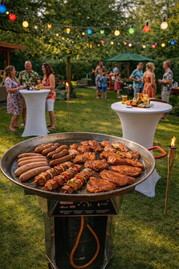 Te huur grote barbecue, Ophalen, Zo goed als nieuw, Verjaardag