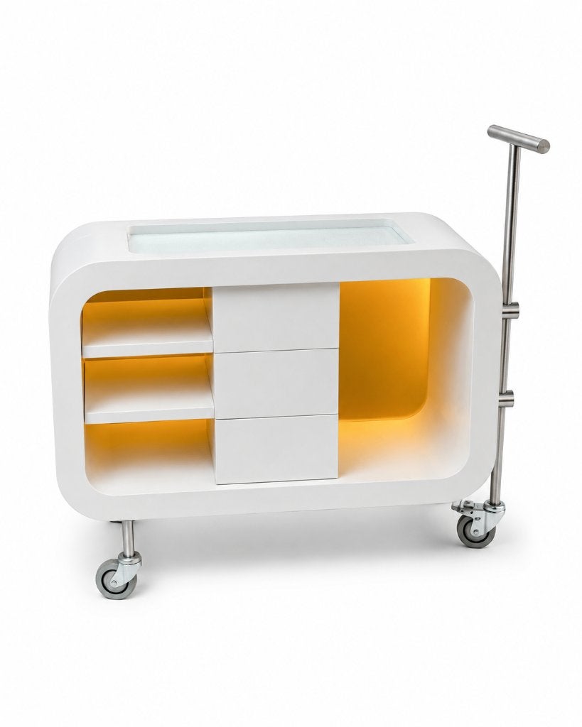 Zeldzame Minimalismos Design Trolley – Designmeubel, Gebruikt, ., Ophalen of Verzenden, .