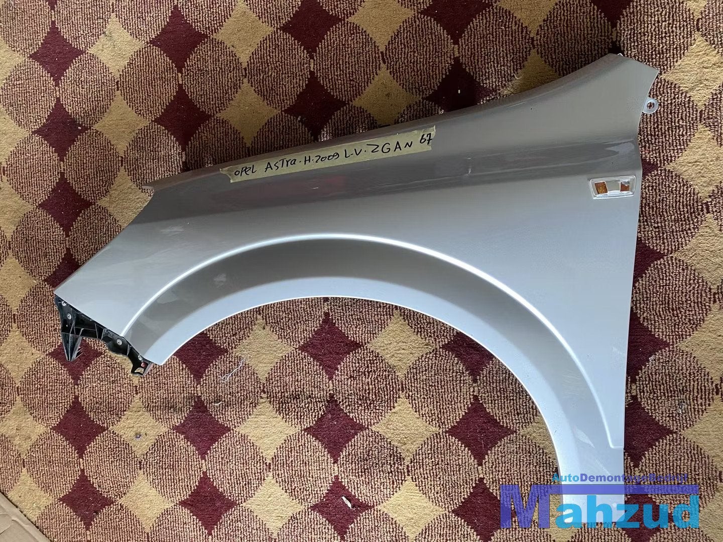 Opel Astra H linker voor scherm zijscherm grijs ZGAN, Gebruikt, Voor, Opel Automobile GmbH, Ophalen of Verzenden