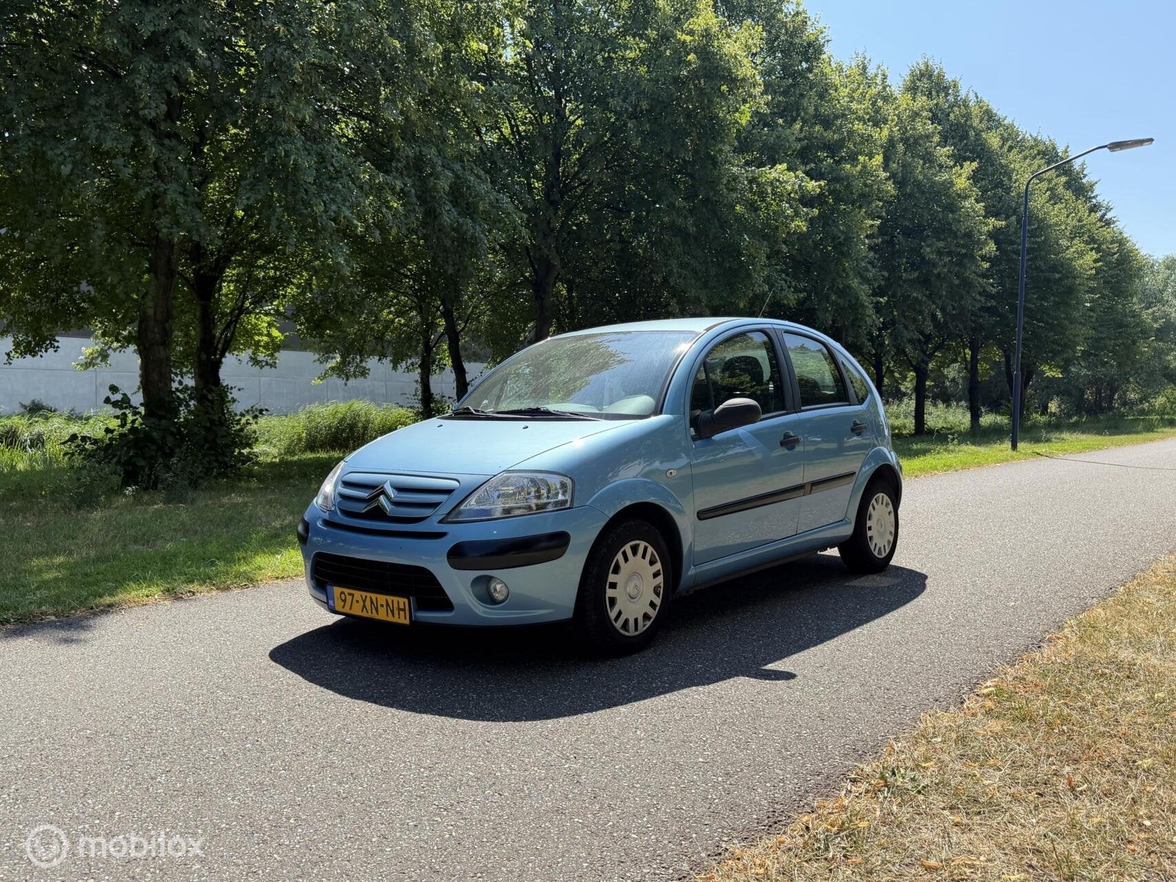 Citroen C3 1.4i Ligne Prestige*APK 02/27*AIRCO*ELEK. RAMEN, Voorwielaandrijving, Blauw, Origineel Nederlands, Bedrijf