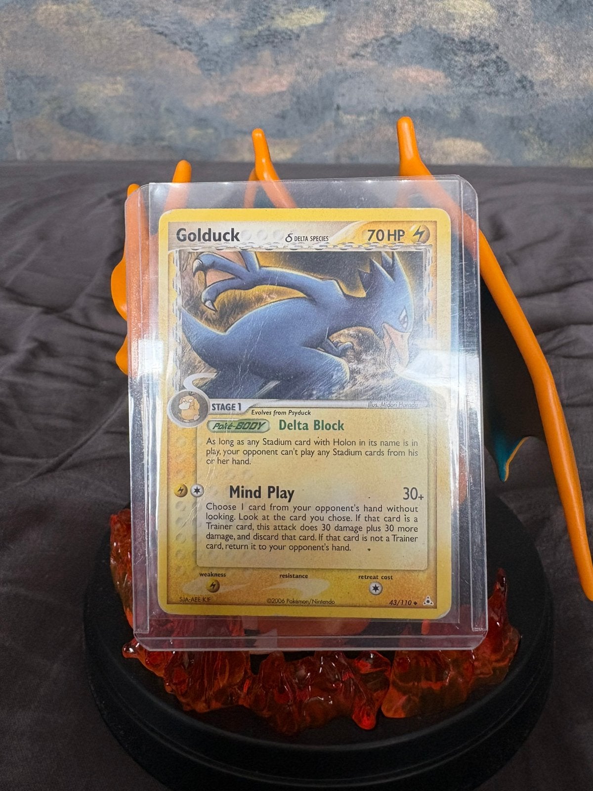 Golduck van delta species #43, Ophalen of Verzenden, Gebruikt, Losse kaart