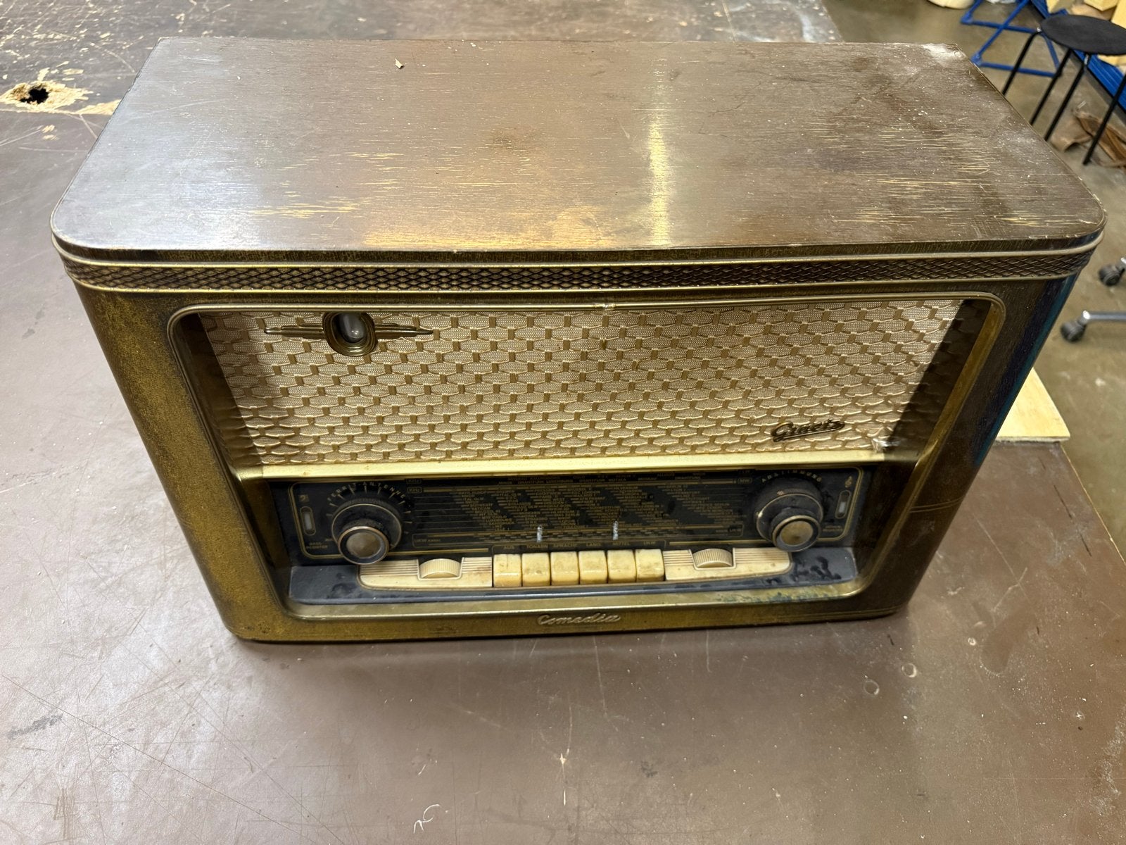 Graetz Comedia 4R/216 Vintage Radio, Ophalen of Verzenden, Gebruikt, Radio