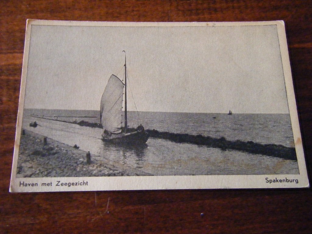 V40 - Spakenburg - Schip - Haven - Oud, Ophalen of Verzenden, 1940 tot 1960, Utrecht