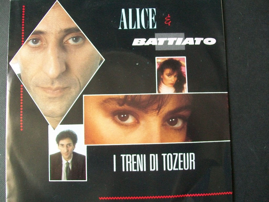 ALICE & BATTIATO Met I TRENI DI TOZEUR 7 inch (1984) z.g.a.n, Verzenden, 7 inch, Beschermende buitenhoes, Pop