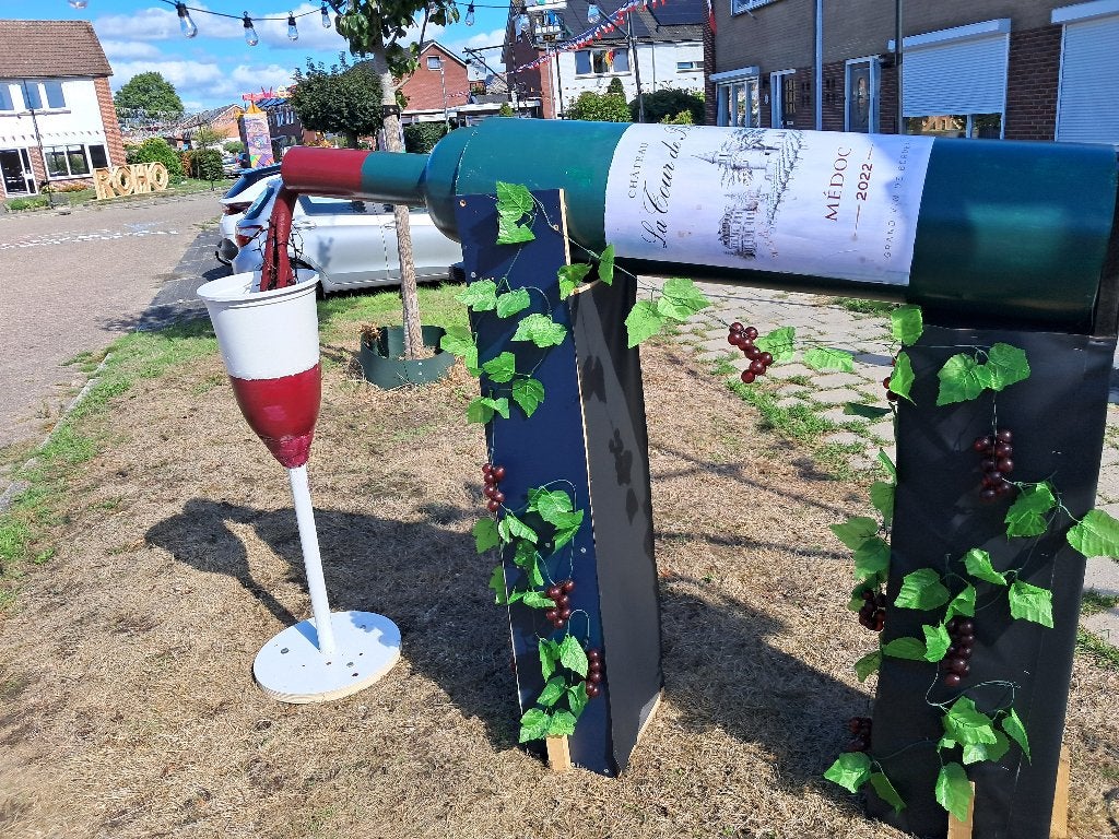 straatversiering wijnfles, Ophalen, Nieuw, Versiering, Overige