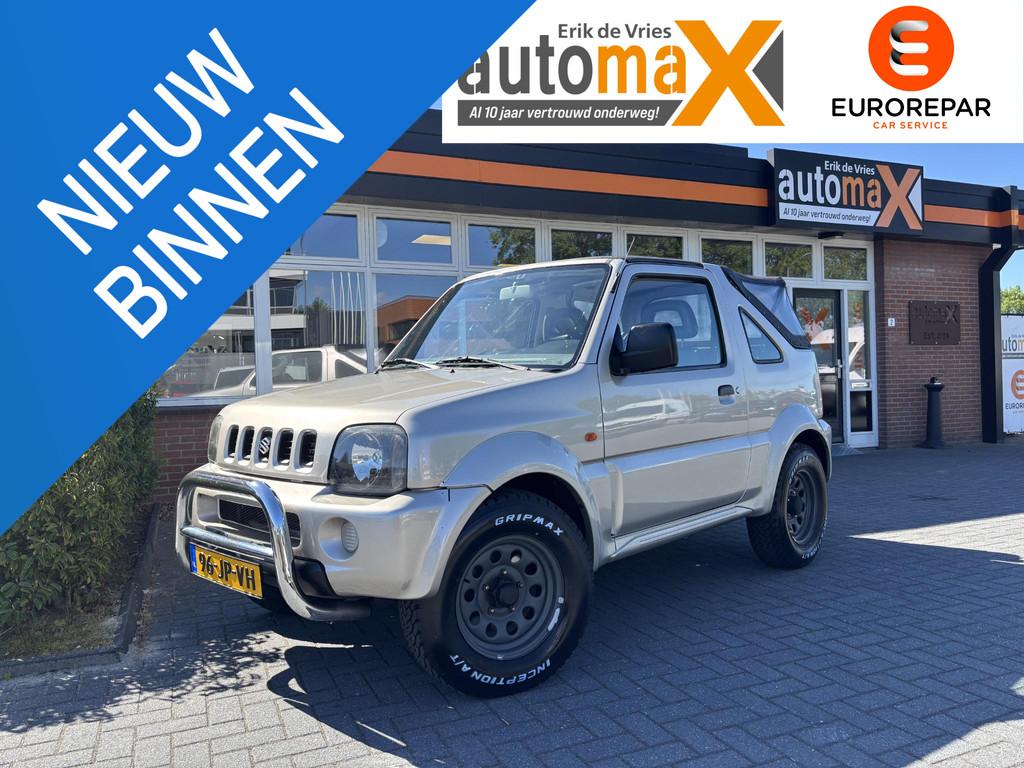 Suzuki Jimny 1.3 JLX Cabrio |4X4|4 Nieuwe banden!|Nieuwe APK, Stof, Cabriolet, 4 stoelen, Bedrijf