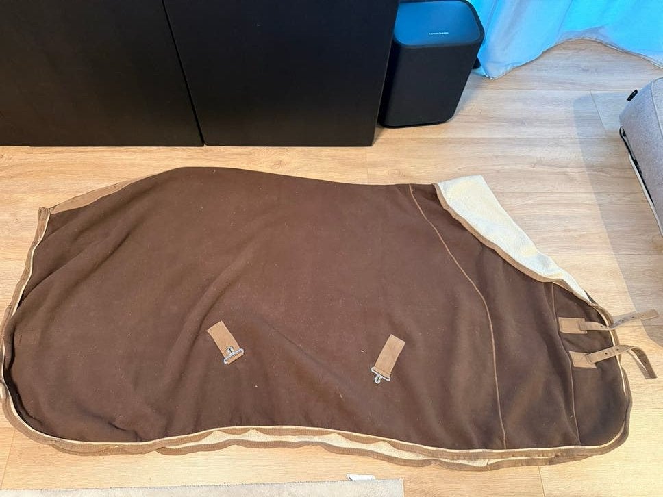 Harry’s Horse teddy fleecedeken 195 cm bruin, Dieren en Toebehoren, Paarden en Pony's | Dekens en Dekjes, Ophalen of Verzenden