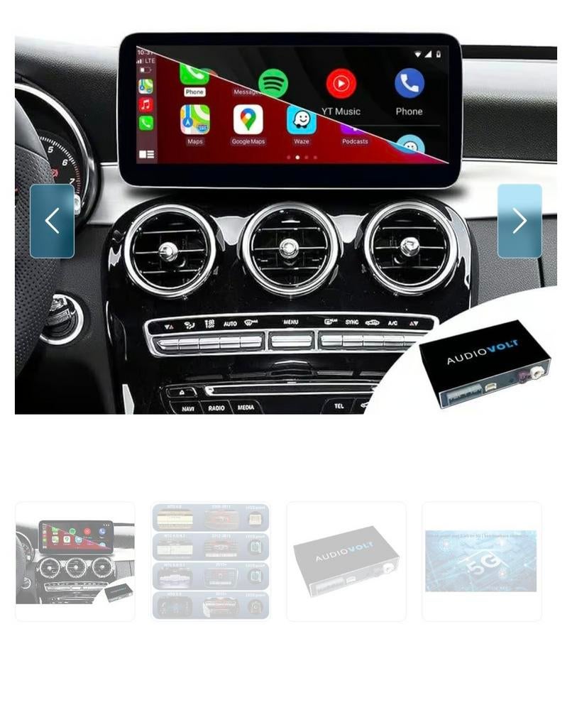 CarPlay/Android Auto Adapter voor Mercedes A Klasse W176, Auto diversen, Ophalen of Verzenden, Nieuw
