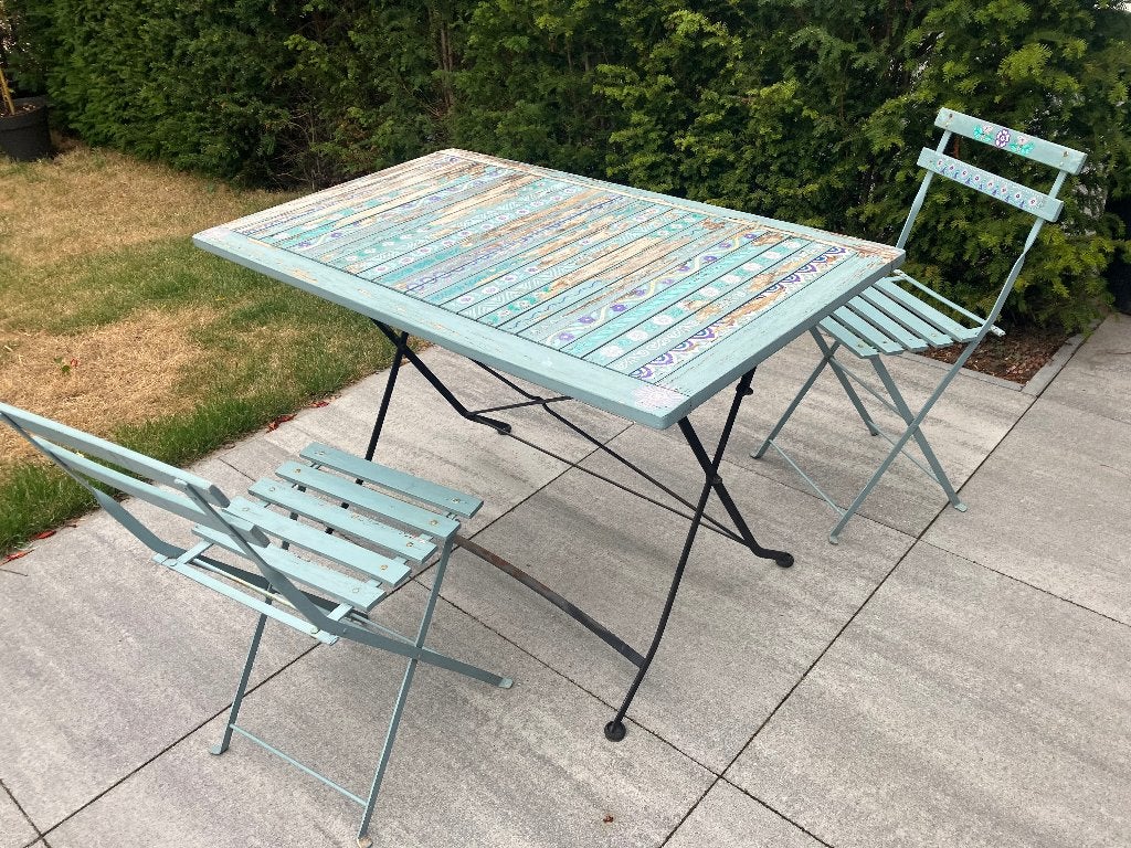 Tuinset, Ophalen, Gebruikt, Bijzettafel, Tuinset