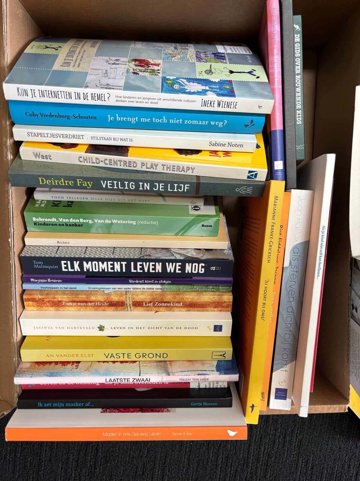 Boeken over rouw en verlies: kinderen, ervaringen, Fiddelaer, Ophalen, Gelezen