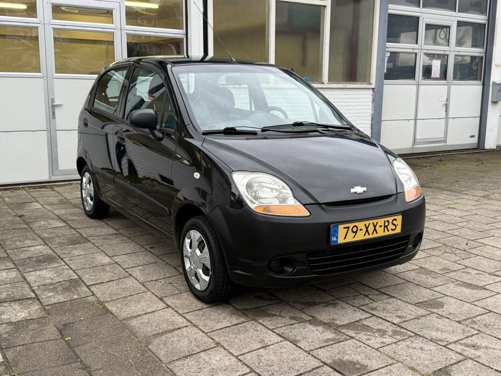 Chevrolet Matiz 0.8 | Slechts 33.000 km | 1eig | Nieuwe APK!, Auto's, Voorwielaandrijving, Stof, Zwart, Zwart