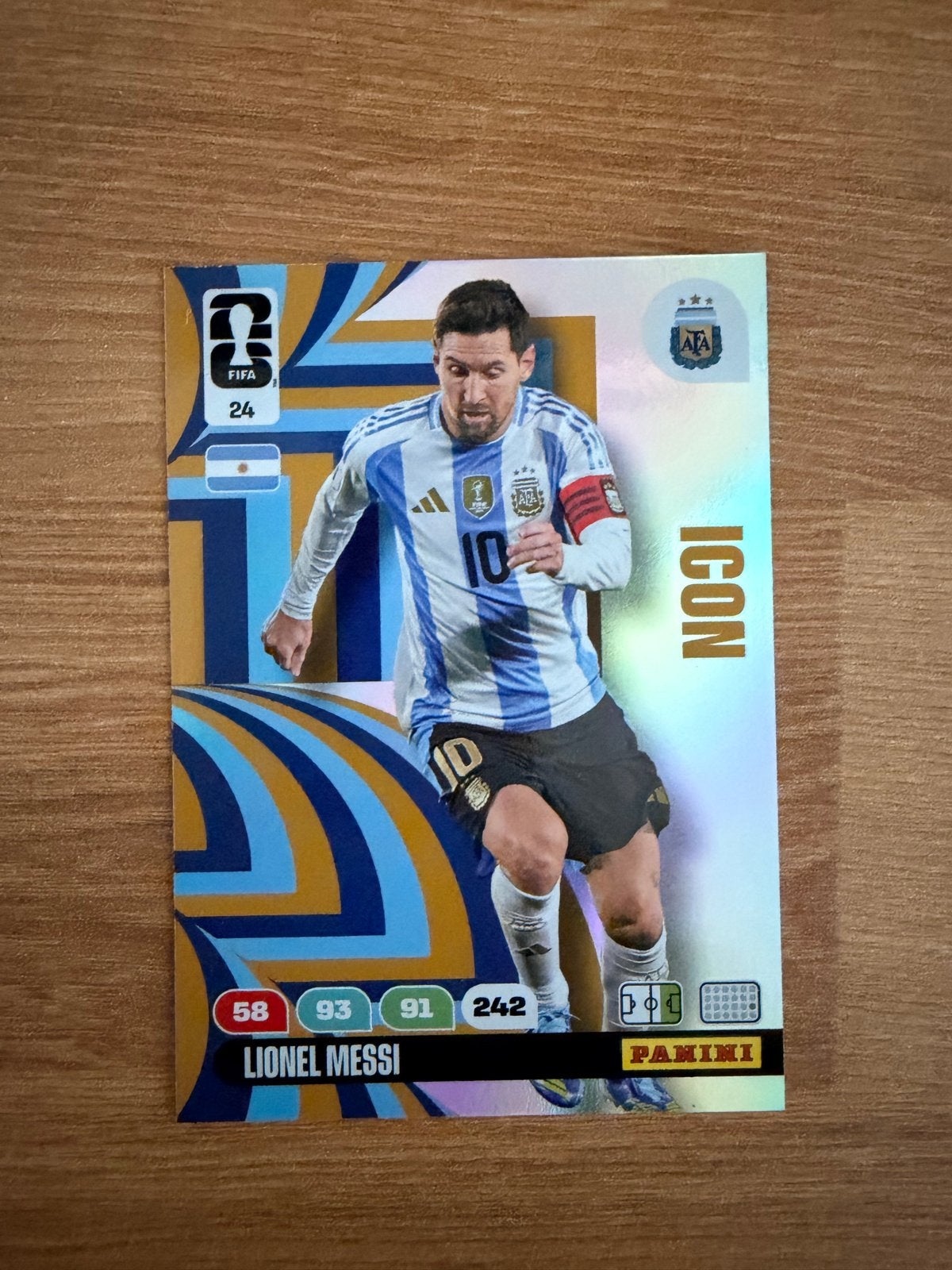 Lionel Messi Icon Panini FIFA 26 Voetbalplaatje, Ophalen of Verzenden, Zo goed als nieuw, Buitenlandse clubs, Poster, Plaatje of Sticker