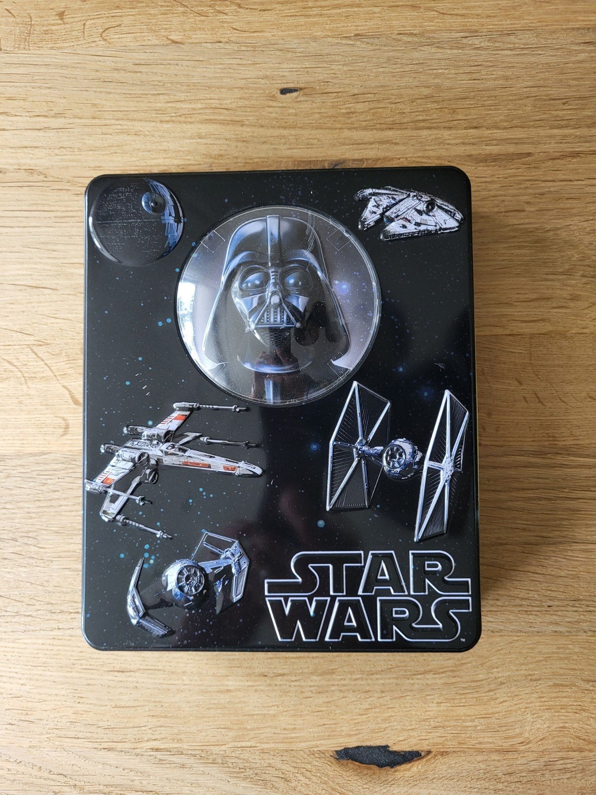 Star Wars Blikken Doos - Darth Vader & Ruimteschepen, Ophalen of Verzenden, Gebruikt, Gebruiksvoorwerp