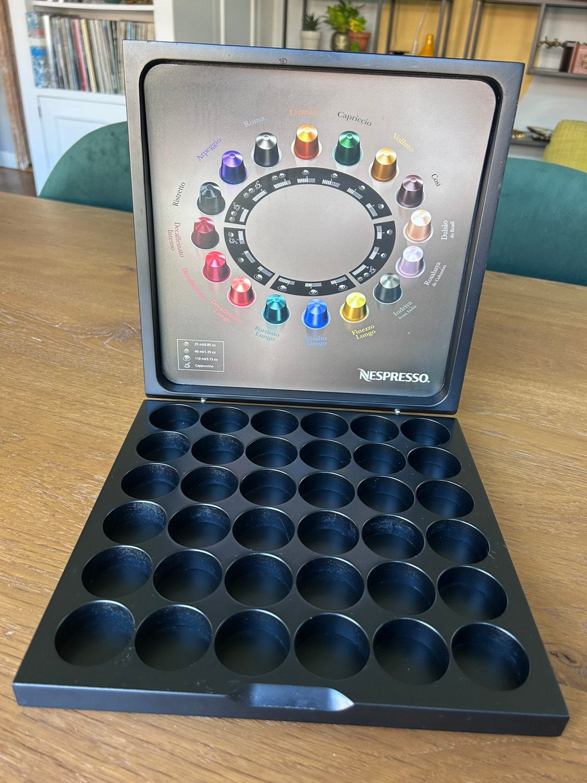 Nespresso bewaar-/ presentatiedoos, Gebruikt, Nespresso, Ophalen of Verzenden, Capsulehouder