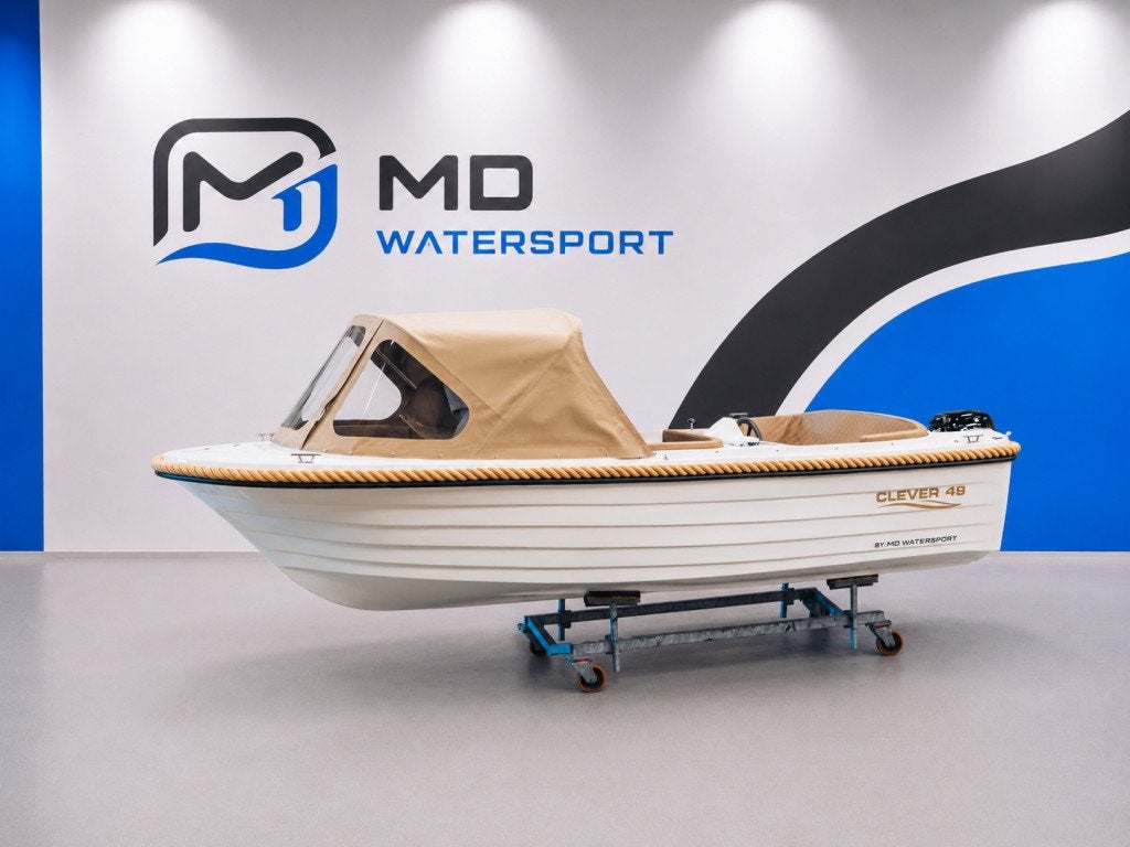 Clever 49 Vaarklaar direct beschikbaar, Watersport en Boten, Overige typen, Overige brandstoffen, Afdekzeil, MD Watersport
