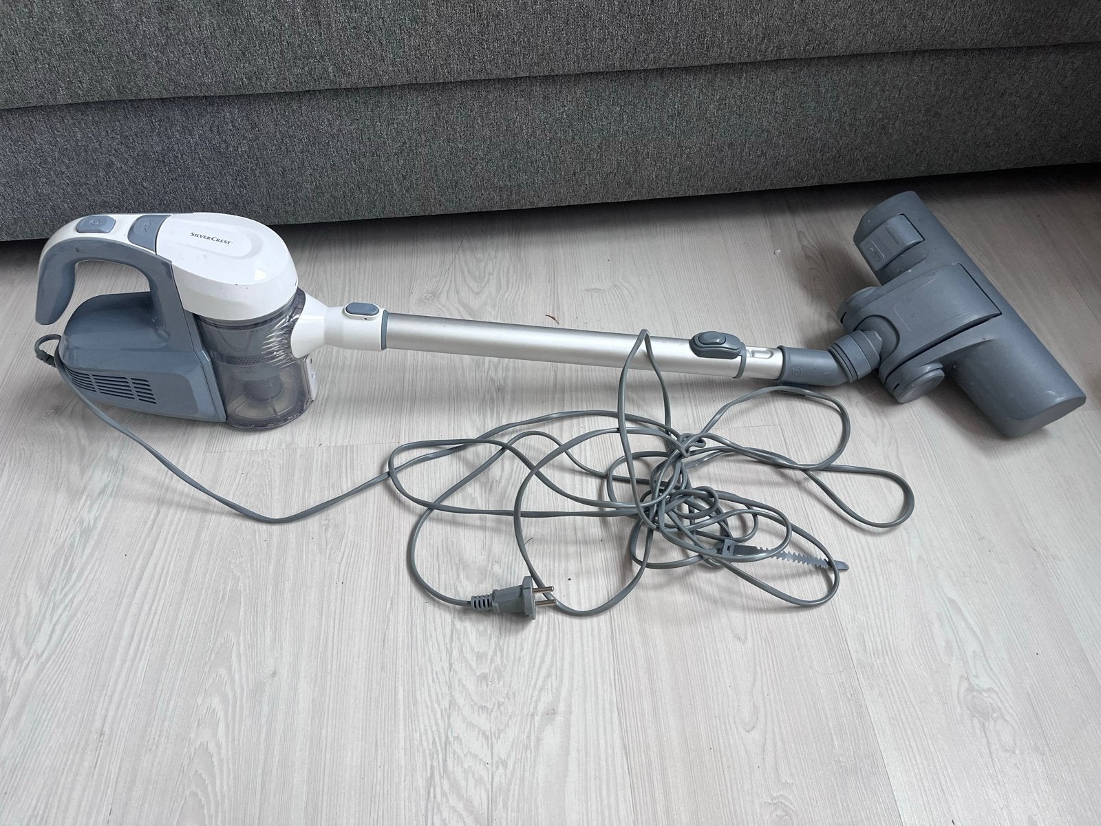 SilverCrest 2-in-1 Steelstofzuiger - Gebruikt, Witgoed en Apparatuur, Stofzuigers, Inclusief accessoires, Gebruikt, Ophalen of Verzenden